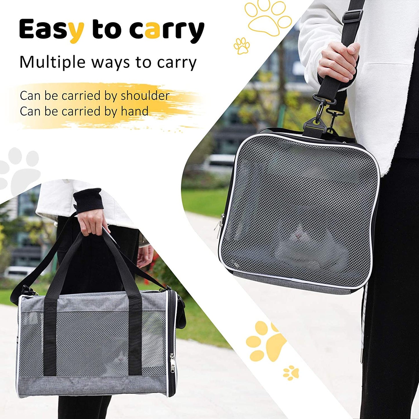 Durable Pad Collapsible Pet Travel bag