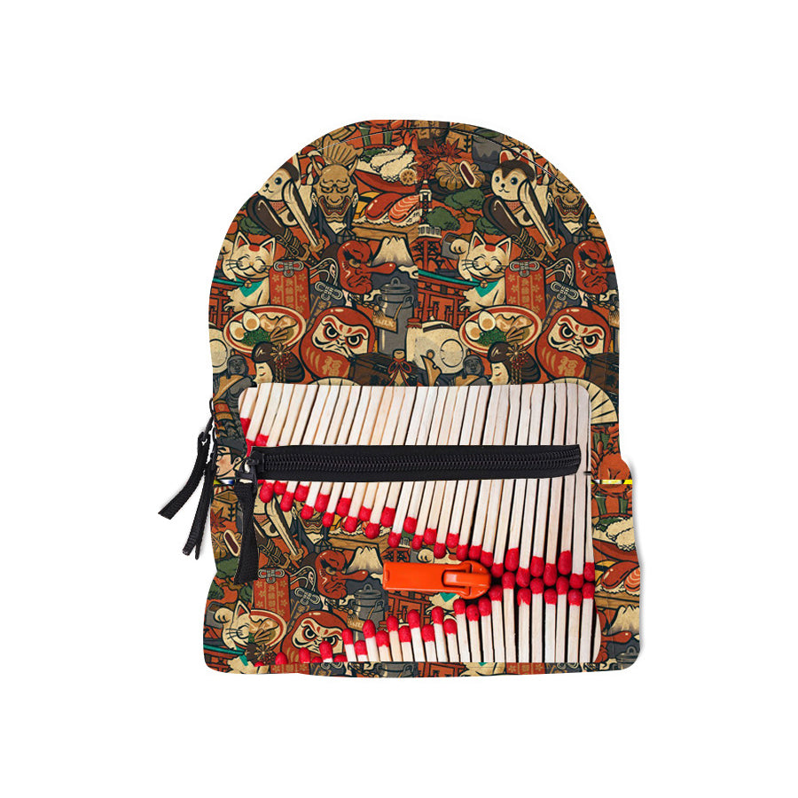 Summer New Oxford Print Mini Backpack