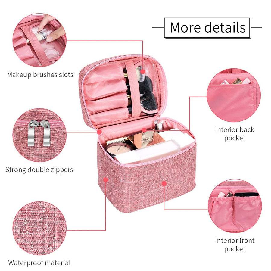 Makeup Bag with Inner Pouch Cosmetic Bag