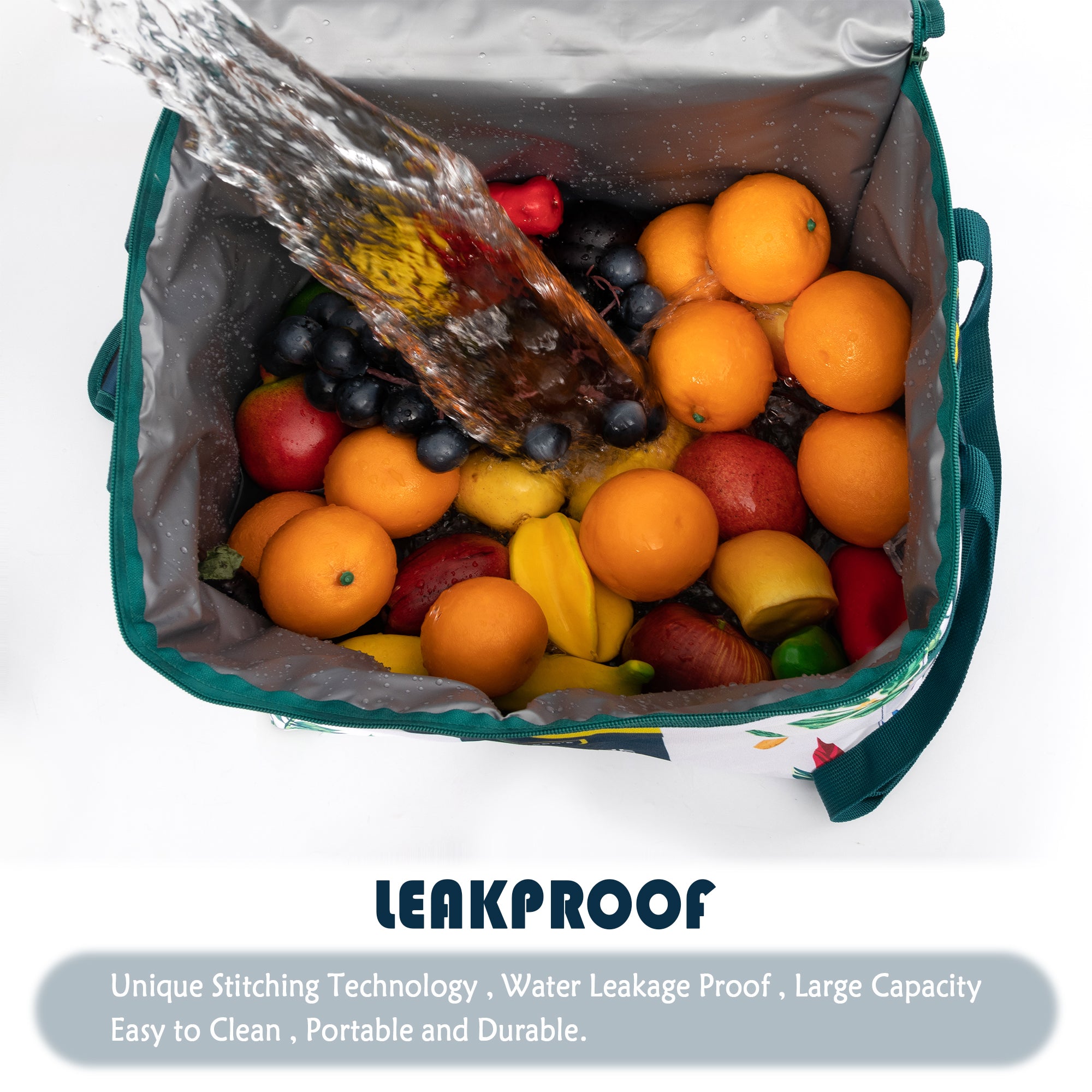 Insulated reusable grocery online bags