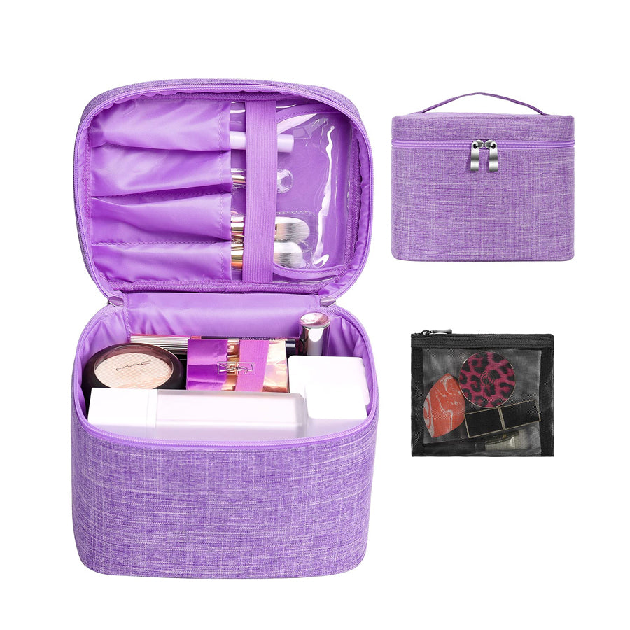 Makeup Bag with Inner Pouch Cosmetic Bag