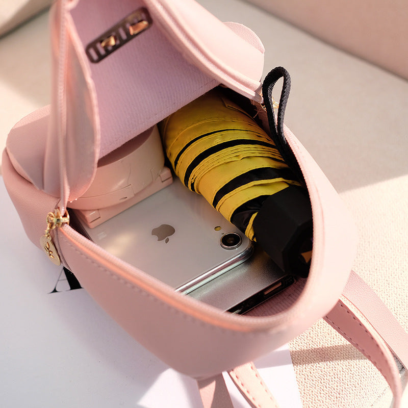 New Fashion Trend Bow Ladies Small Backpack