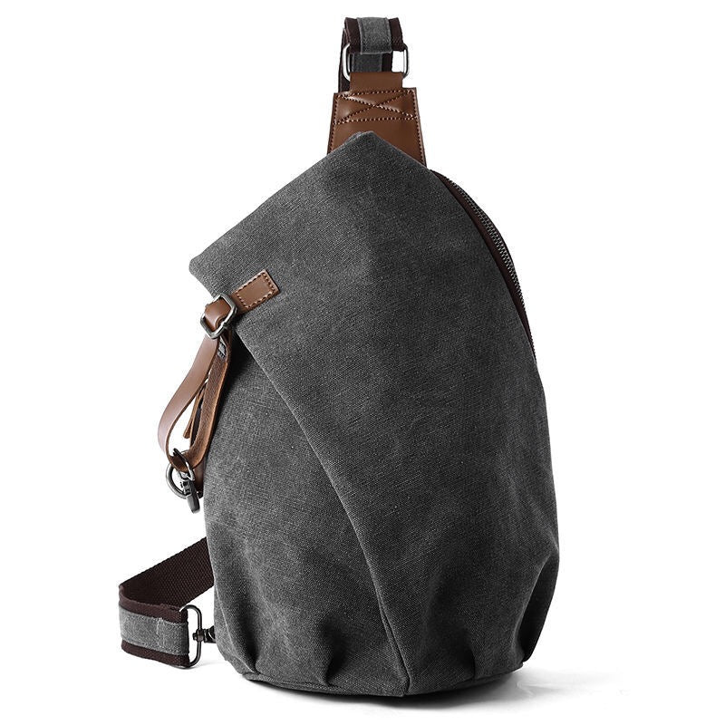 Sling Canvas Bag Small One Shoulder Backpack